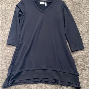 LOGO by Lori Goldstein asymmetrical hem top